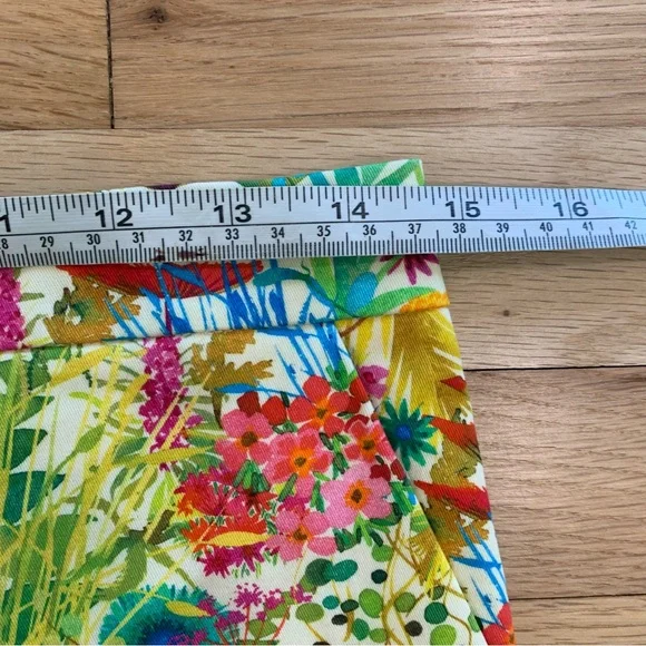 J. Crew Liberty Art Fabrics Multicolor Floral Print Mini Skirt Colorful Spring 0 - Picture 7 of 8